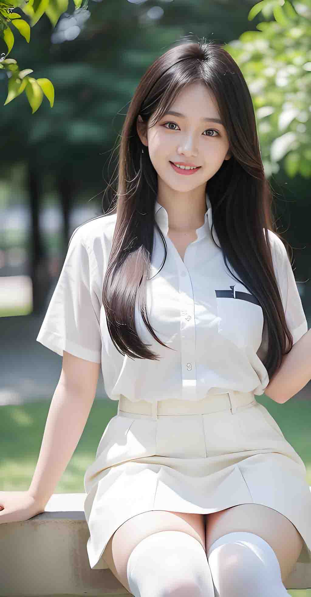 绝美身材校花女神，童颜巨乳御姐身材，肌肤白嫩腿长逆天，被富二